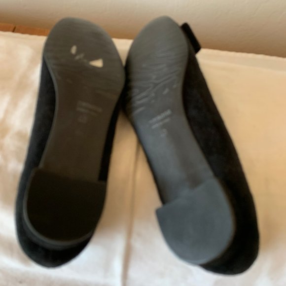 Persona, Made in Italy, Black Suede Ballet Flat , New, size 40 (8.5) - Picture 7 of 7